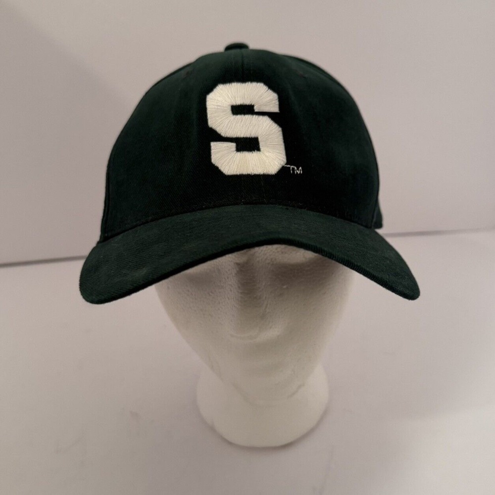 Green Michigan State Hat /Cap Steve & Barry's Colosseum100% Cotton Size 7 1/8